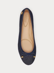 Lauren Ralph Lauren Blue Denim Jayna Flats - Image 3 of 4