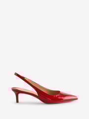 Lauren Ralph Lauren Lolah II Leather Slingback Pump Heeled Shoes - Image 2 of 5
