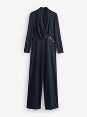 Lauren Ralph Lauren Isanah V-Neck Wide Leg Jumpsuit - Image 7 of 7