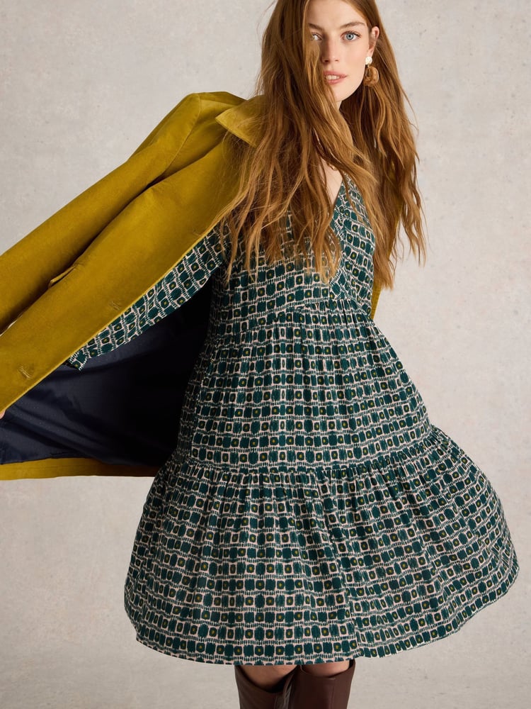 White Stuff Green Sophia Dress - Image 2 of 6