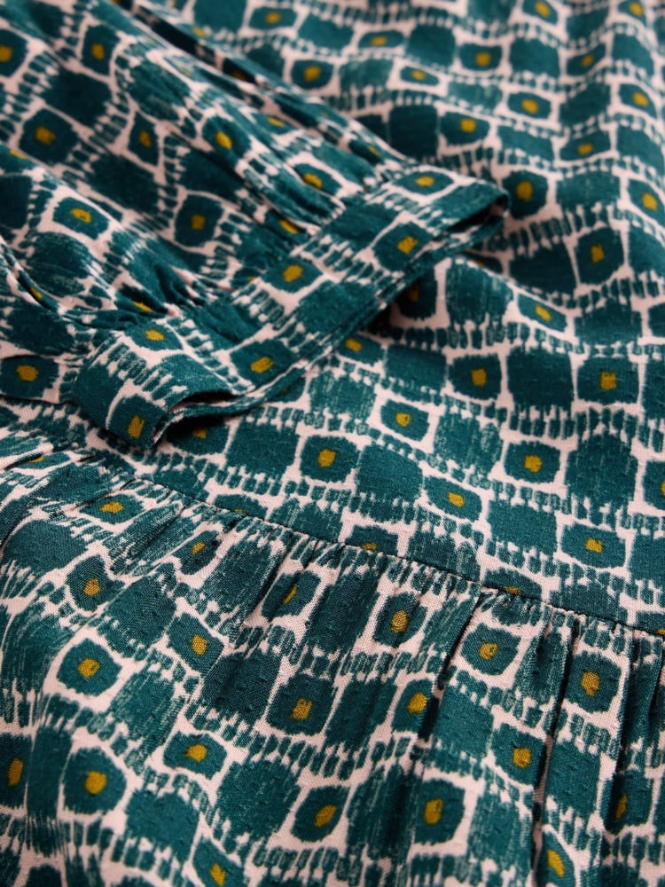 White Stuff Green Sophia Dress - Image 6 of 6 White Stuff Green Sophia Dress - Image 6 of 6