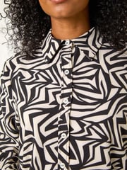 Roman Petite Geometric Print Button Up Shirt - Bild 5 von 5
