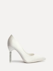 Linzi Natural Adore Courts With Diamante Heel - Image 2 of 5