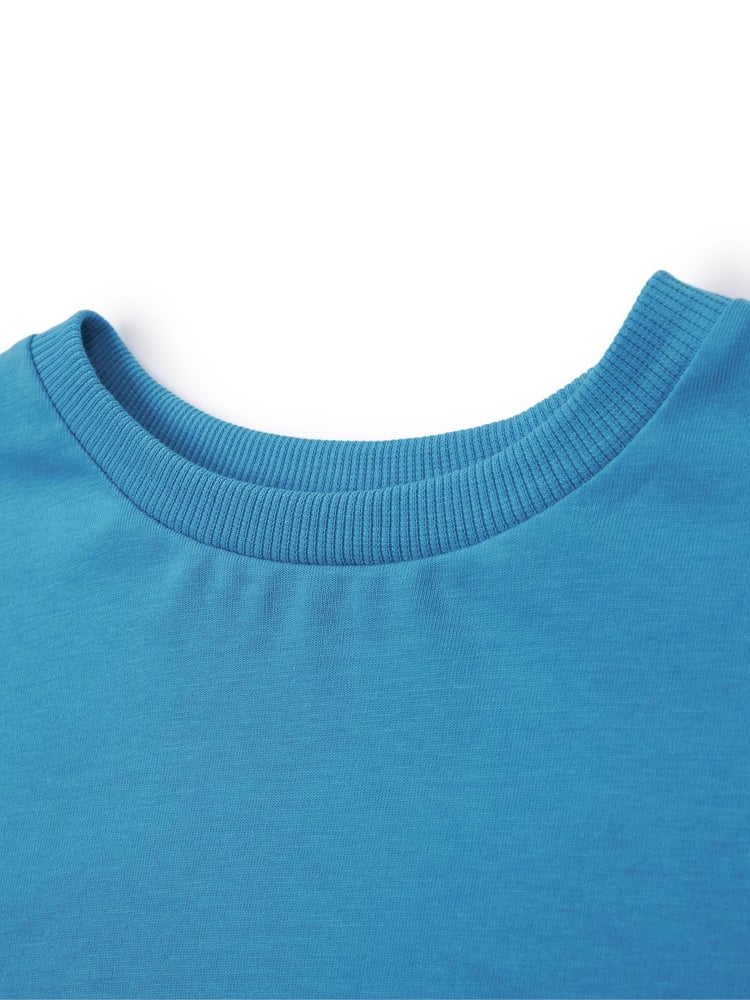 Vanilla Underground Blue Boys Sonic The Hedgehog Birthday Age 100% Cotton T-shirt - Image 6 of 6