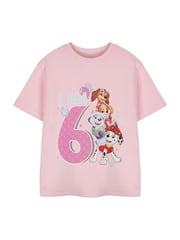 Vanilla Underground Pink Girls Paw Patrol Birthday Age 100% Cotton T-Shirt - Image 5 of 6