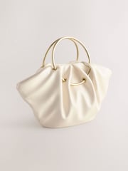Bone Structured Ring Hand Held Bag - Image 5 of 9