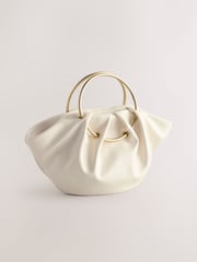 Bone Structured Ring Hand Held Bag - Image 6 of 9