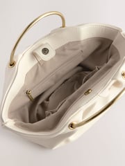 Bone Structured Ring Hand Held Bag - Image 9 of 9