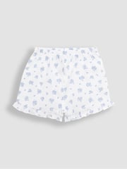 JoJo Maman Bébé Pale Blue 2-Pack Print Jersey Pyjamas - Image 10 of 12