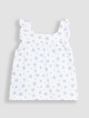 JoJo Maman Bébé Pale Blue 2-Pack Print Jersey Pyjamas - Image 8 of 12