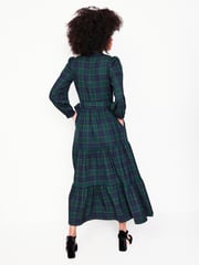 Boden Blue Alba Check Maxi Dress - Image 4 of 7