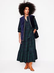 Boden Blue Alba Check Maxi Dress - Image 6 of 7