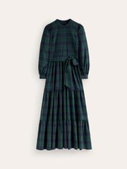 Boden Blue Alba Check Maxi Dress - Image 7 of 7