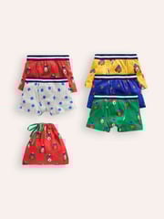 Boden Red 100% Cotton Boxers 5 Pack - Image 1 of 3