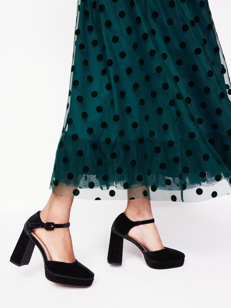 Boden Black Closed Toe Platform Shoes - Image 1 of 4