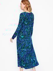 Boden Blue Twisted Waist Jersey Dress - Image 3 of 5