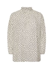Yours Curve White London High Neck Blouse - Image 5 of 5