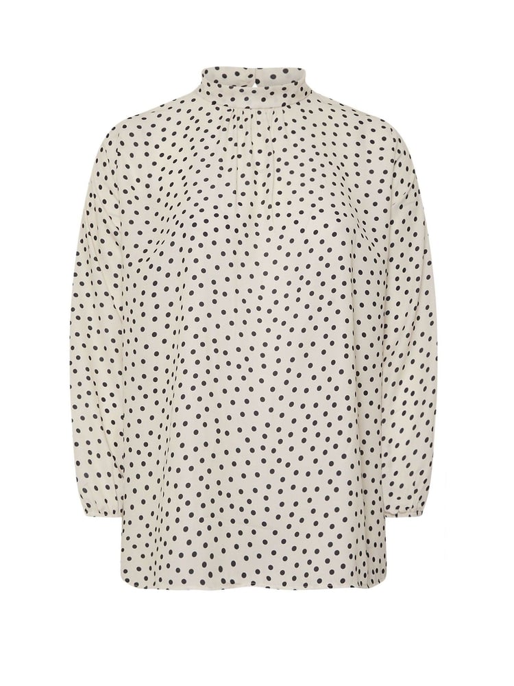 Yours Curve White London High Neck Blouse - Image 5 of 5