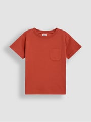 JoJo Maman Bébé Ecru Safari 2-Pack Printed & Plain T-Shirts - Image 4 of 8