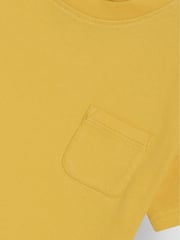 JoJo Maman Bébé Yellow Pineapple 2-Pack Printed & Plain T-Shirts - Image 7 of 7