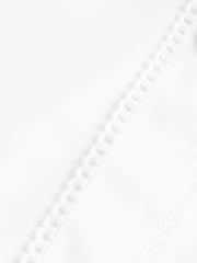 Clarks White Girls Long Sleeve School Shirts 5 Pack - Image 5 of 5