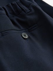 Clarks Navy Regular Boys Pull-On School Shorts 2 Pack - Image 7 of 9