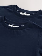 Clarks Navy T-Shirts 2 Pack - Image 5 of 7