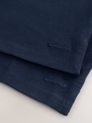 Clarks Navy T-Shirts 2 Pack - Image 6 of 7