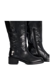 Dune London Black Tayan Sq Toe High Knee Boots - Image 6 of 6