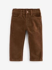 Navy/Tan Brown Corduroy Trousers 2 Pack (3mths-7yrs) - Image 4 of 7