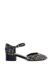Dune London Natural Dominos Two Part Low Court Shoes - Image 2 of 6