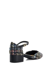 Dune London Natural Dominos Two Part Low Court Shoes - Image 4 of 6