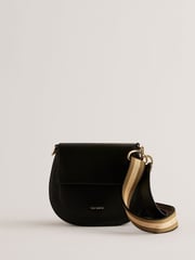 Ted Baker Black Darcell Branded Webbing Satchel Cross-Body Bag - Image 3 of 5