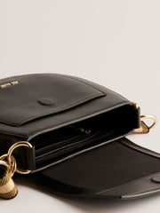 Ted Baker Black Darcell Branded Webbing Satchel Cross-Body Bag - Image 4 of 5