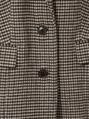 Paige Single Breasted Houndstooth Check Coat - Image 6 of 6