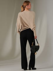 Jolie Moi Ecru Off The Shoulder Soft Knit Jumper - Image 2 of 6