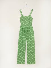 FatFace Ruby Mid Green Woodblock Ruby Jumpsuit - Image 5 of 5