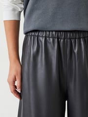 Hush Black Agatha Leather Pull On Trousers - Image 4 of 5