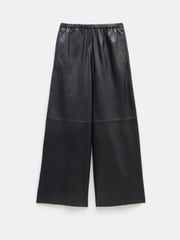 Hush Black Agatha Leather Pull On Trousers - Image 5 of 5