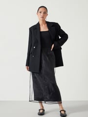 Hush Black Zuri Organza Skirt - Image 1 of 6