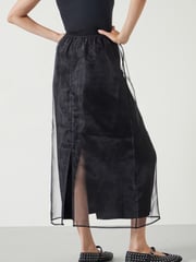 Hush Black Zuri Organza Skirt - Image 3 of 6