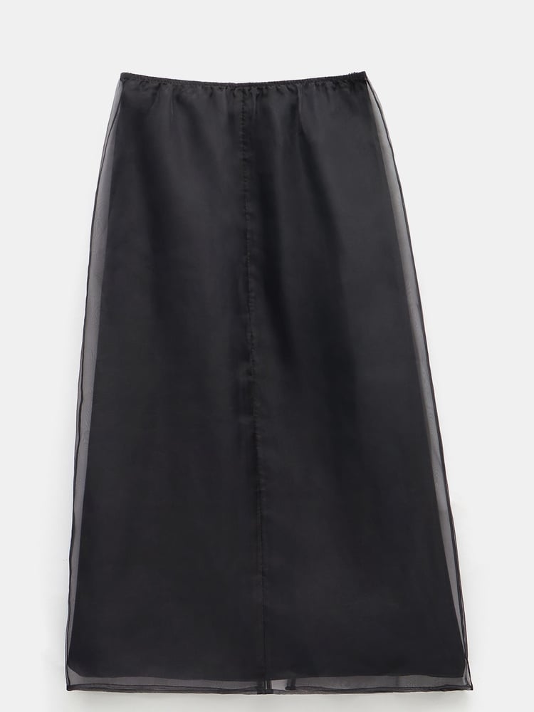 Hush Black Zuri Organza Skirt - Image 6 of 6