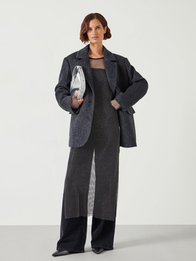 Hush Black Una Sparkle Maxi Dress - Image 1 of 6
