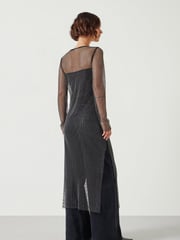 Hush Black Una Sparkle Maxi Dress - Image 3 of 6