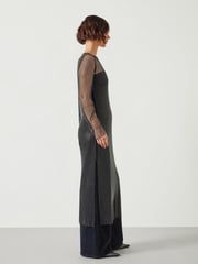 Hush Black Una Sparkle Maxi Dress - Image 4 of 6