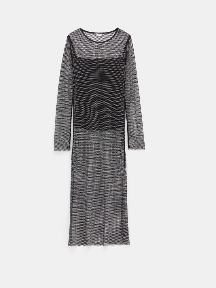 Hush Black Una Sparkle Maxi Dress - Image 6 of 6
