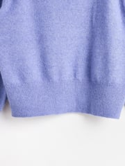Oliver Bonas Purple Sparkly Bardot Knitted Jumper - Image 5 of 5