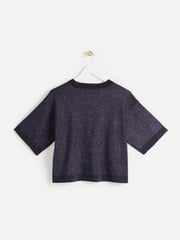 Oliver Bonas Blue Sparkly T-Shirt - Image 2 of 6