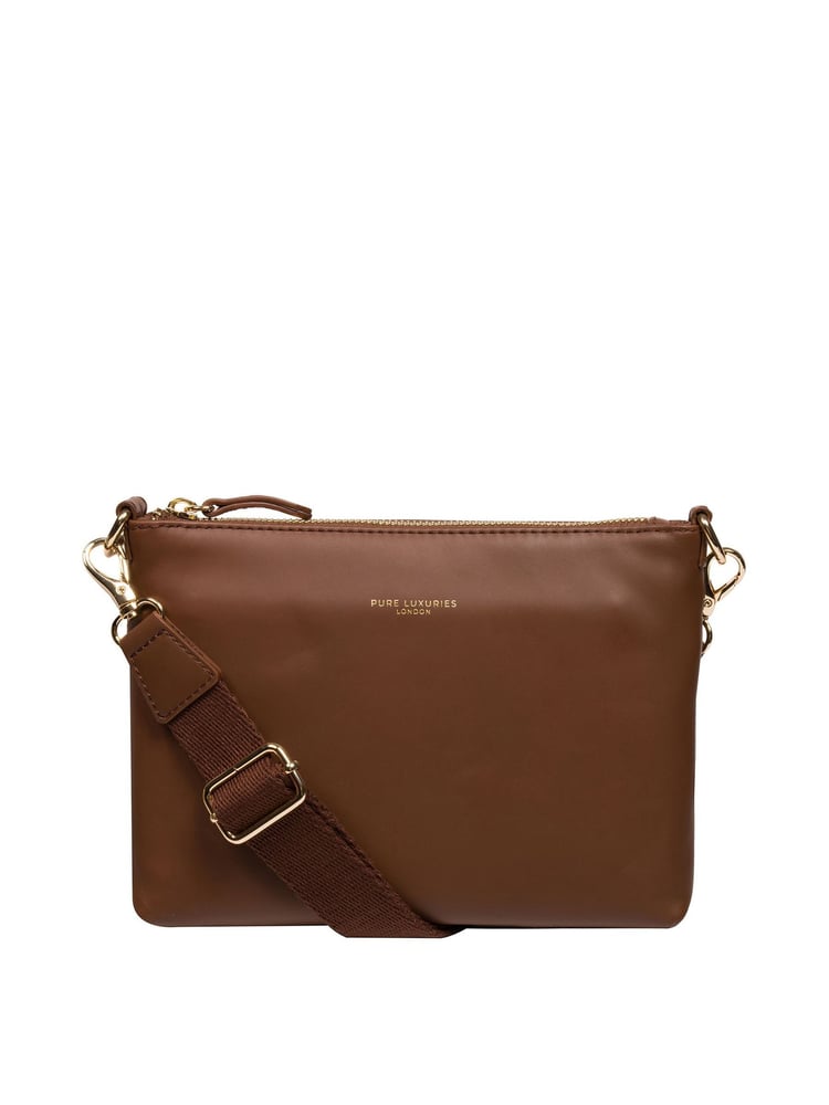 Pure Luxuries London Maria Leather Cross Body Bag - Image 1 of 6