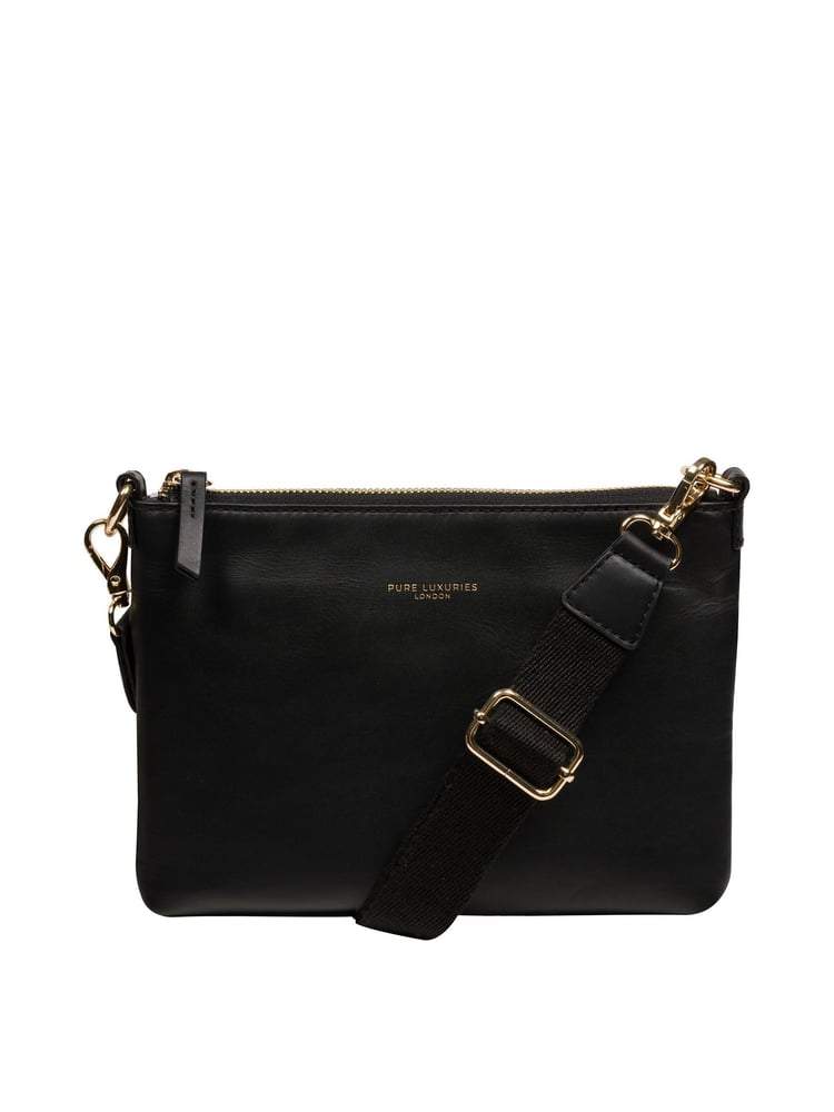 Pure Luxuries London Maria Leather Cross Body Bag - Image 1 of 6